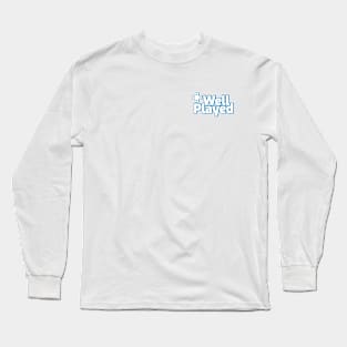 WellPlayed Main Logo New Teal Pocket Long Sleeve T-Shirt